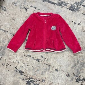 Catimini Red Fleece Kids Sweater
